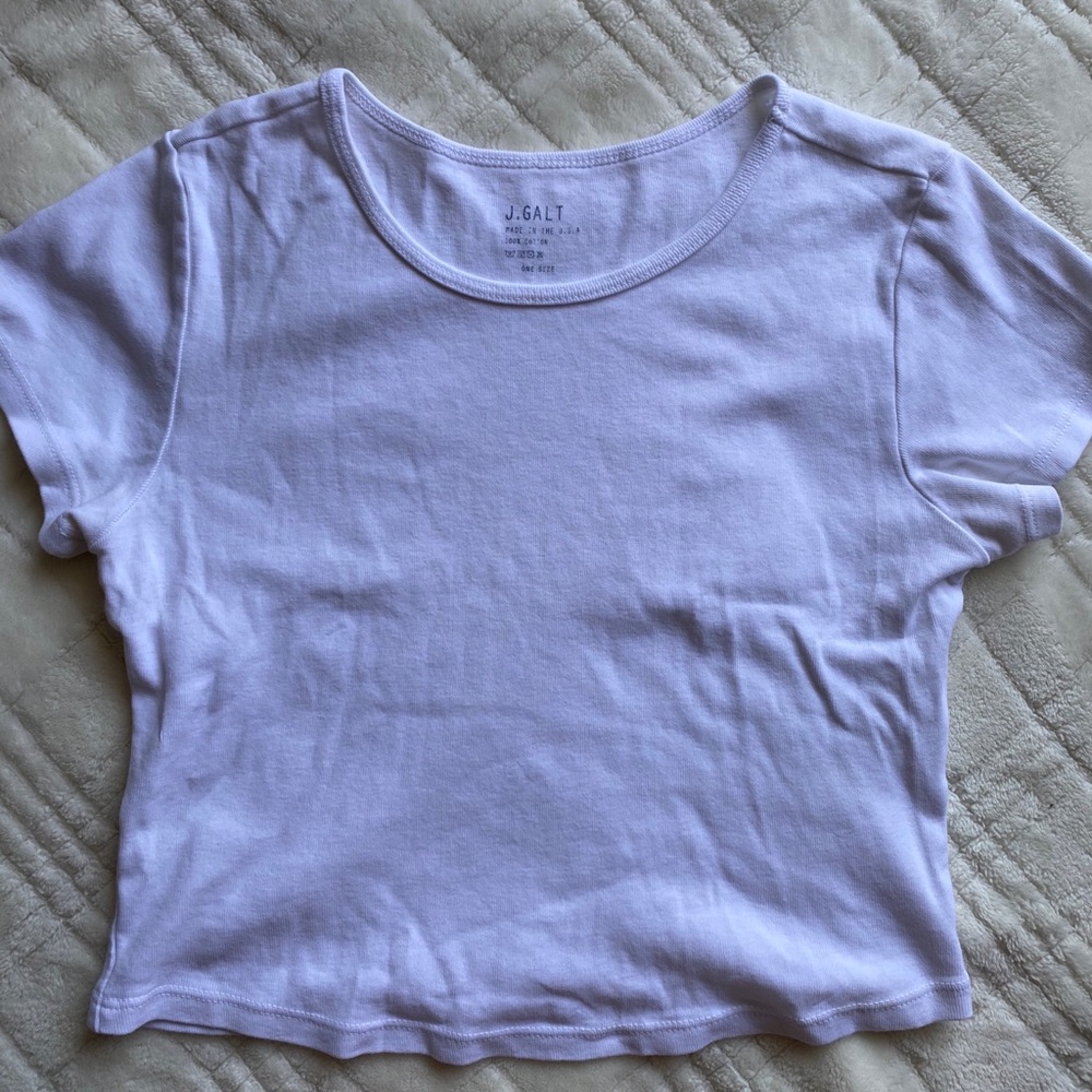 Brandy Melville white crop top
